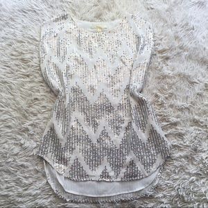 Silk Embellished Top